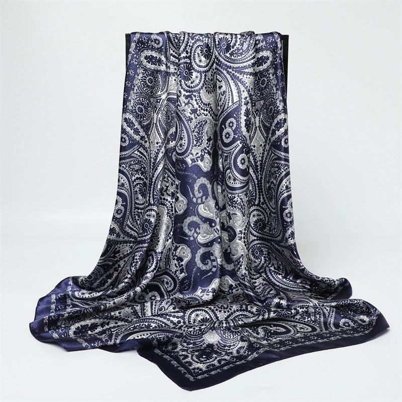 90CM Women Fashion Square Lady Shawl Colorful Lace Scarf Female Tassel Shawls Scarves Spring Summer Photo Props Accessories