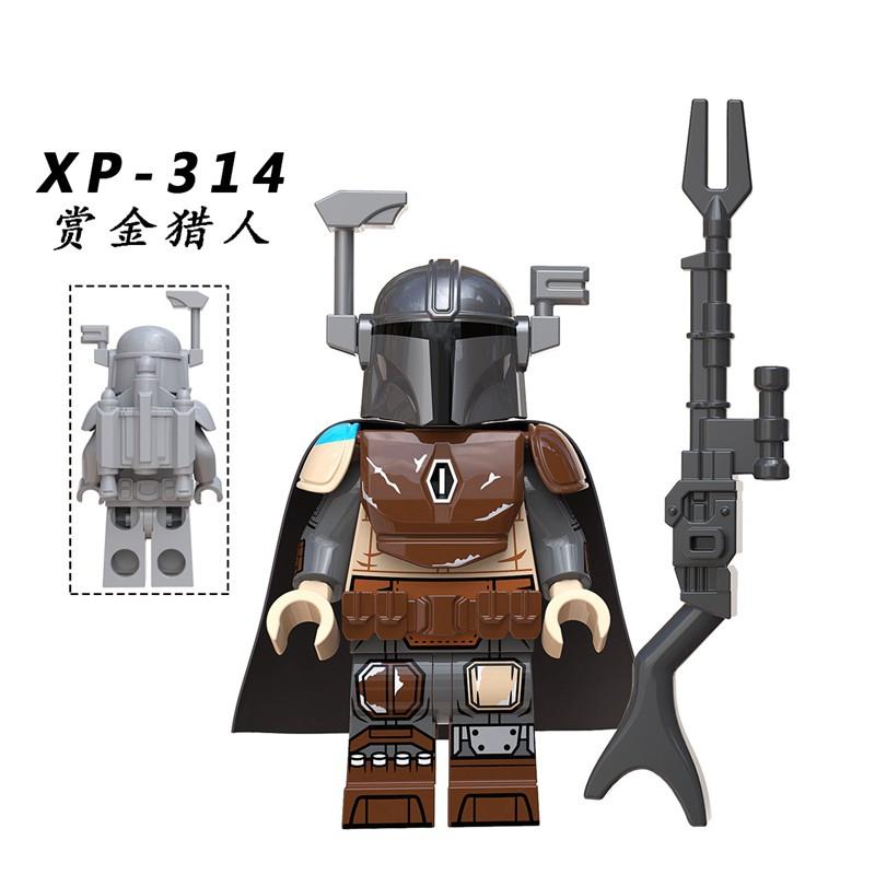 Die Mandalorianer Star Wars Minifiguren Jango Fett Boba Fett Kopfgeldjäger Kompatible Bausteine ​​Spielzeug KT1041