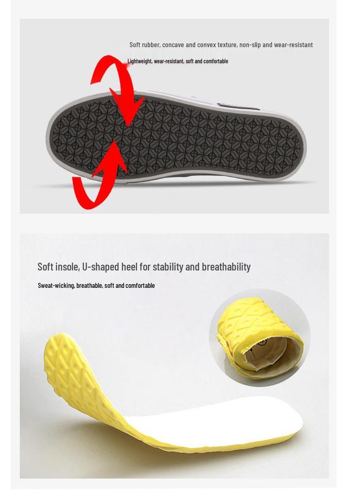 2026 Spring Men's Trendy Canvas Shoes - Versatile Korean Style, Breathable, Comfortable Casual Skate Footwear