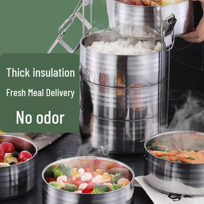 Tingbai Stainless Steel Multi-Layer Lunch Box