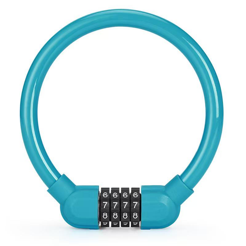 Five-Digit Anti-Theft Cable Lock for Mountain Bikes & E-Bikes