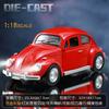 New 1:18 Classic Car Beetle 1955 Alloy Car Model Sound and Light Pull Back Children's Toy Collectibles Birthday gift