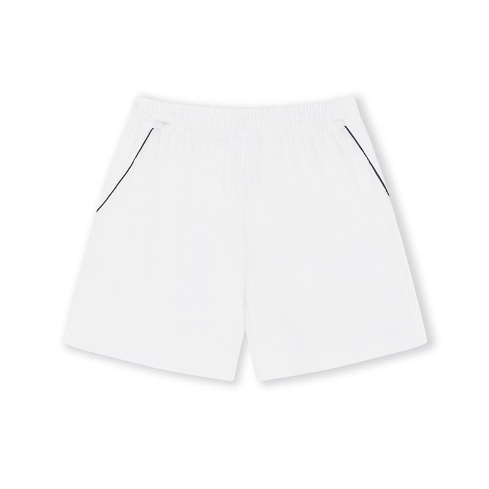 FILA Original Fashion Simple Sports Comfortable Versatile Three-Quarter Casual Shorts Women shorts Cloud-Mushroom-White F11W529804F-WT