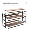 Modern Steel-Wood Kitchen Storage Rack