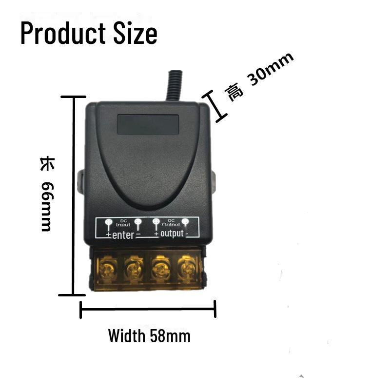 12/24/48V Kabelloser Fernschalter für intelligente Gleichstrom-Wasserpumpe und Batterietrennschalter für Auto