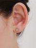 Obla (Silver 925) Tiny Clover Earring Je073