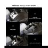 For Jimny -2024 JB64 JB74 Gear Shift Storage Bag Organizer Tray Container Car Accessories For Storing Tidying