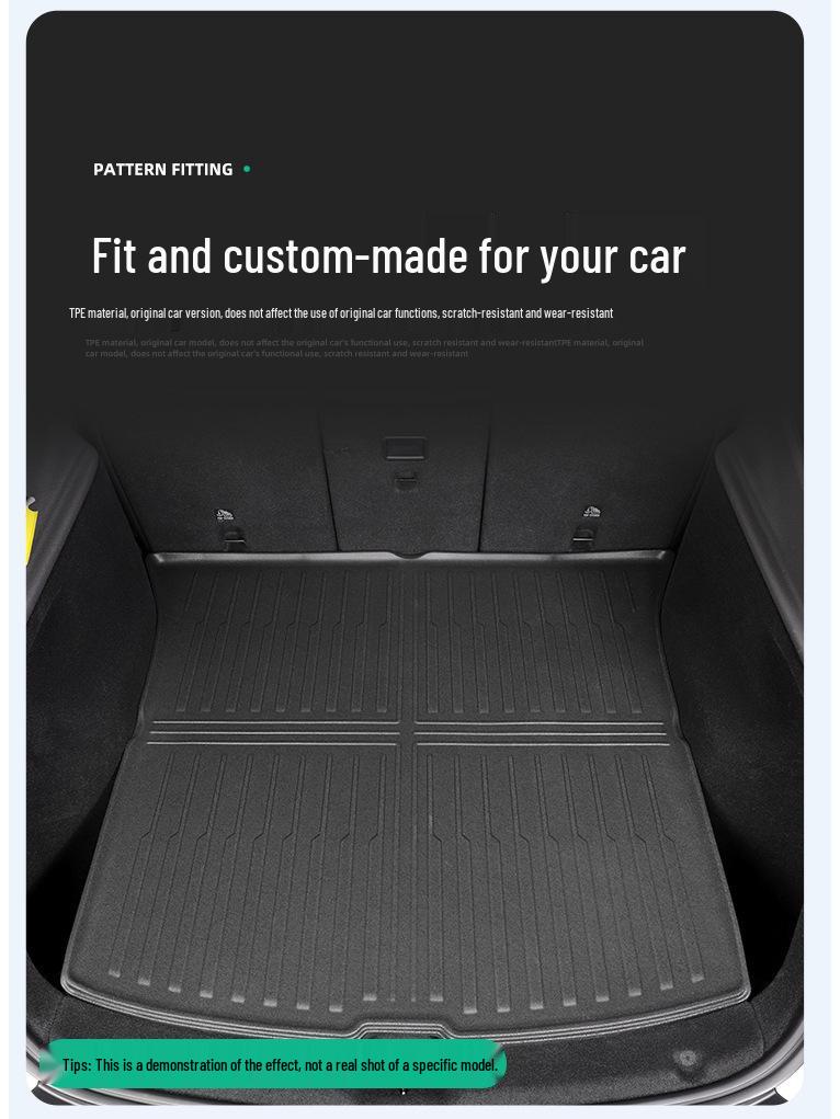 All-TPE Trunk and Seat Back Mat Kit for XPeng G7 (25 Models)