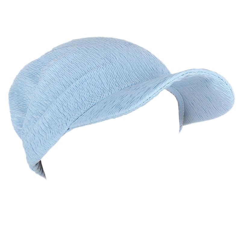 

Classy Summer Sunscreen Turban Cap Headband Solid Color Hair Wrap Nursing Cap Headwear Sleeping Cap for Friends