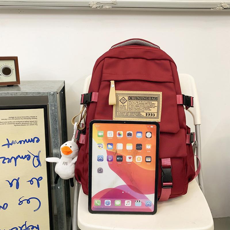 2025 new student schoolbag university female large capacity junior high school student schoolbag middle school student ins high quality backpack male