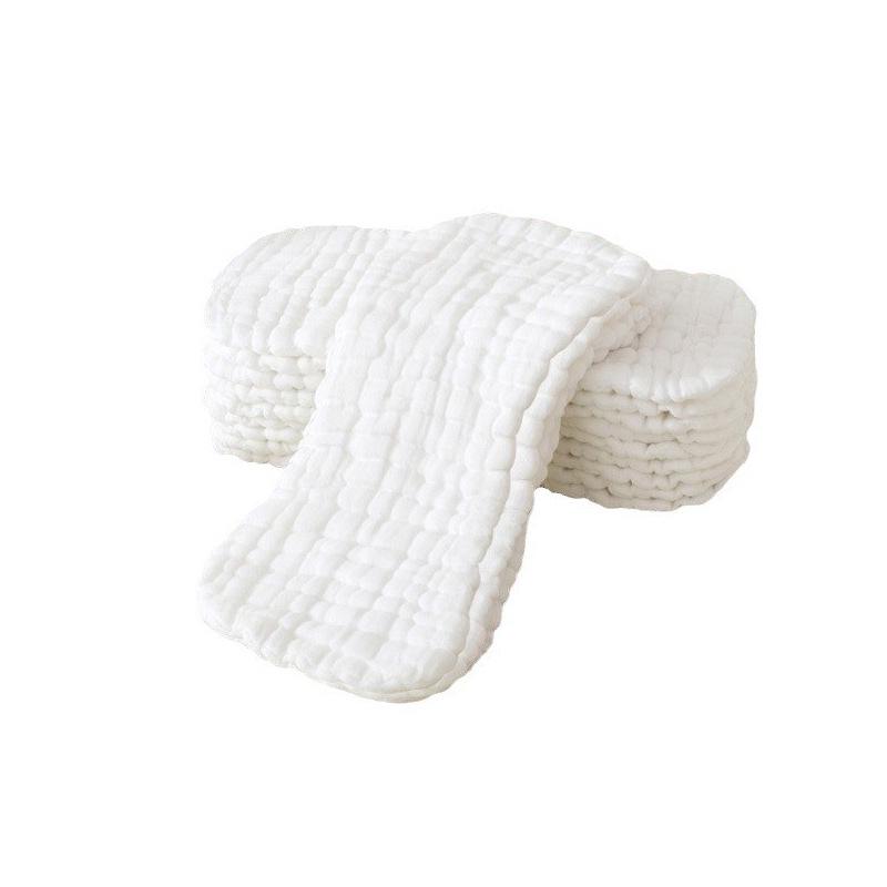Peanut-Shaped Newborn Diaper Cover: Pure Cotton 15-Layer Washable Gauze Pad