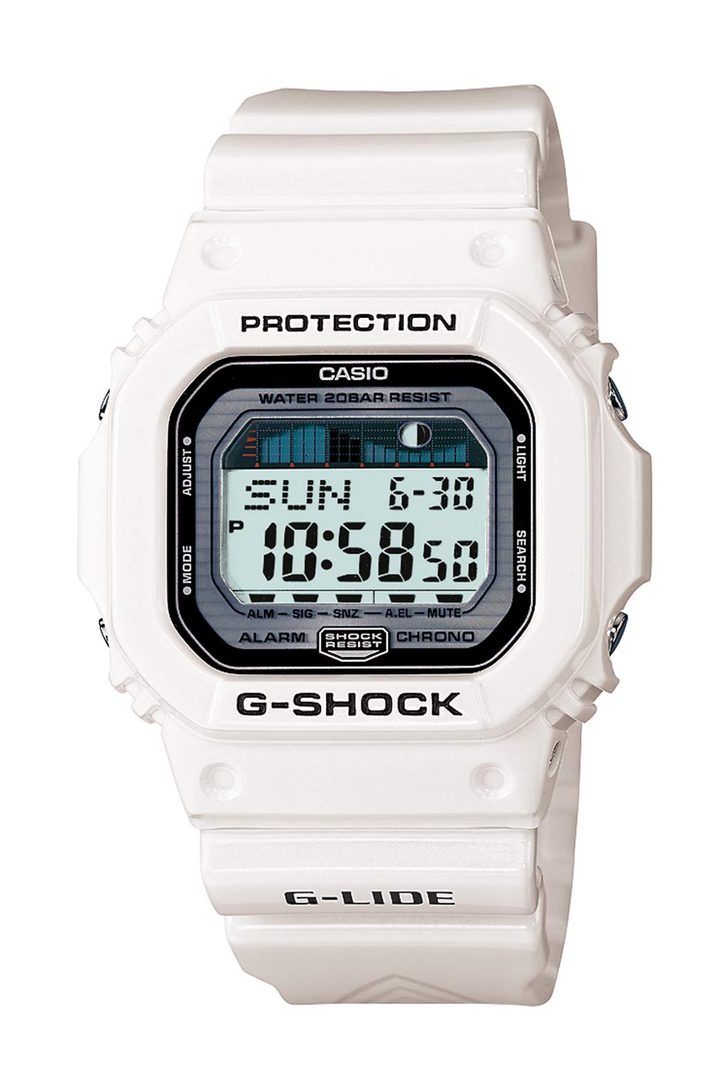 

Casio Белые Часы G-Shock G-LIDE GLX-5600-7JF Мужские белый