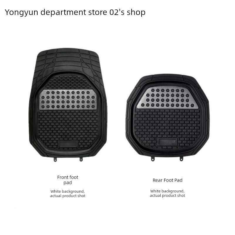 New Car Floor Mats for the Driver's Seat, Waterproof, Non-Slip, Dirt-Resistant, Customizable Silicone Carpet-Style Foot Mats