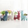 Cute Alpaca Flower Pot Planter Succulent Pot Indoor Ceramic Vase Home Decor Garden Decoration Bonsai Plant Pot