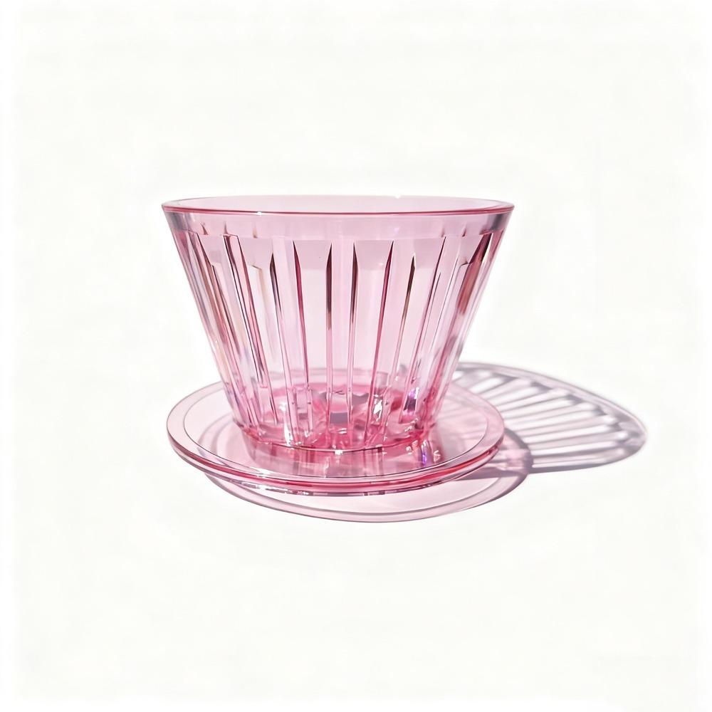 Reusable Coffee Dripper Heat-resistant Crystal Eye Pour Over Filter Resin Portable Coffee Funnel Coffee Brewing