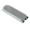 M.2 2280 SSD Heatsink Anodized Aluminium Alloy Fast Heat Conduction M.2 2280 SSD Cooler for Desktop Computer Gray