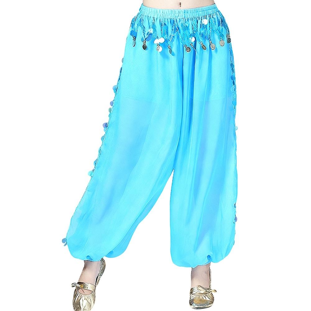 Sequin Belly Dance Pants Tassel Loose Pants Fashion Bloomers  Dance
