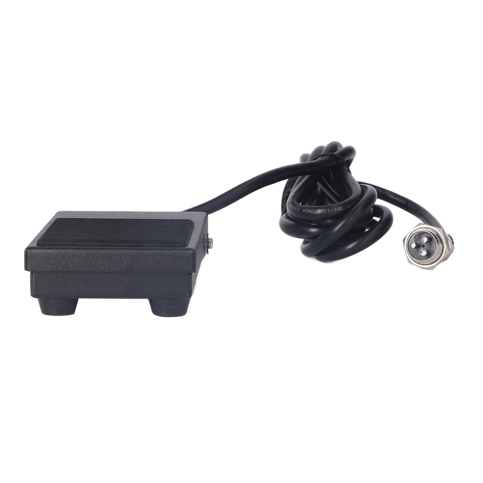 

Ножной переключатель с контактами из серебряного сплава, самовозвратная педаль управления с 2-метровым проводом, 3-контактный, авиационный