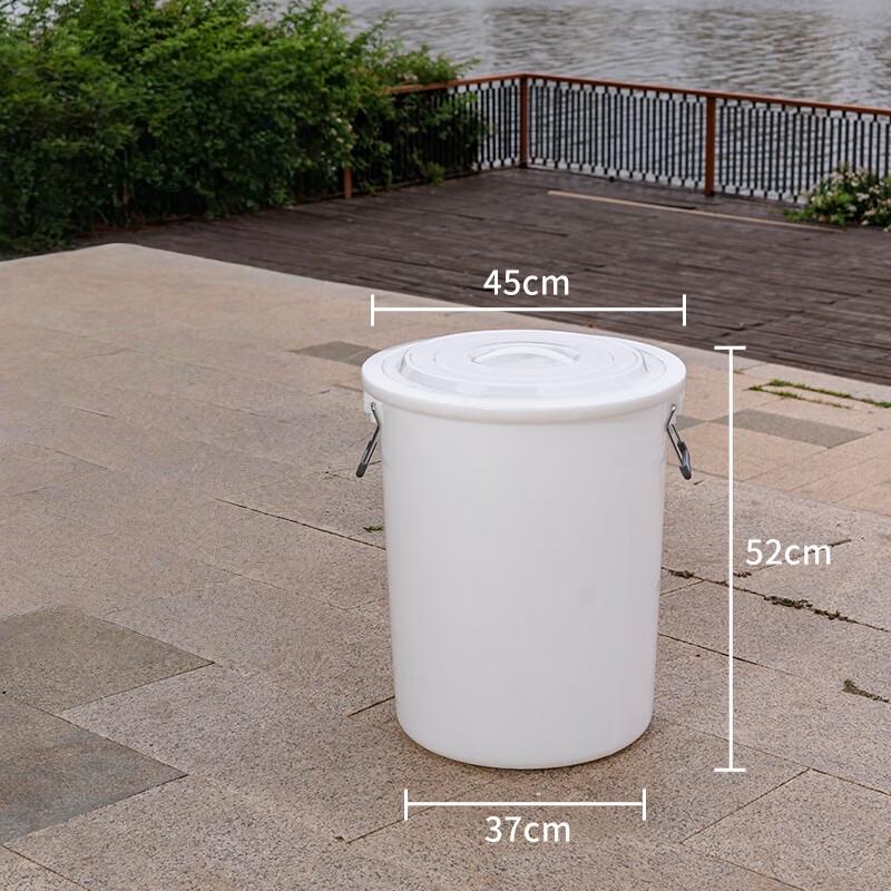 Morona Thickened Plastic Storage Bucket with Lid