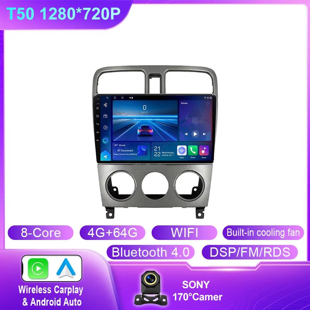Android 14 For Subaru Forester SG 2002-2008 Car Radio Autoradio Multimedia Video Player Navigatie Carplay Screen BT No 2Din DVD