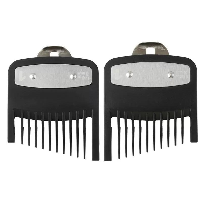 2Pcs Professional Hair Clipper Limit Comb Guide Limit Comb Trimmer Guards Attachment Universal Haircut Tool