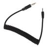 3.5mm To CB2 Camera Spring Cable Shutter Remote Control Connection Cord Trigger Cable 1 Meter