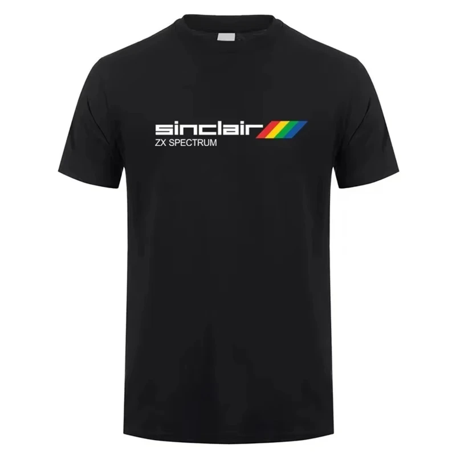2025 New Sinclair ZX Spectrum Retro Gaming T-Shirt Men s Summer Short Sleeve 100% Cotton Vintage Computer Tee Streetwear S