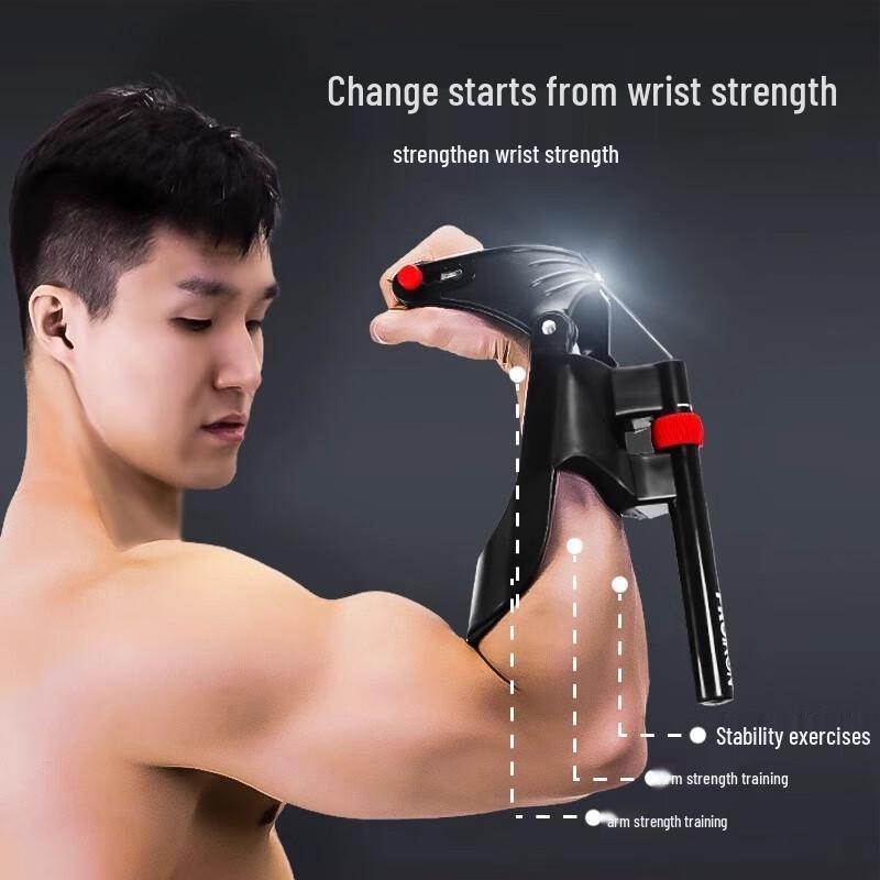 WEZHO Adjustable Spring Arm, Wrist & Shoulder Exerciser
