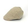 Unisex Retro Plaid Duckbill Cap: Stylish Spring/Summer Beret for Casual Wear