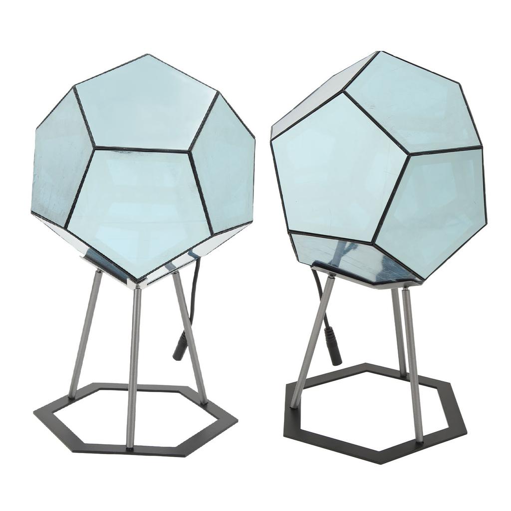 Dodecahedron Night Light Infinity Dodecahedron Color Art Light LED Night Light Lamp for Kids Room Bedroom Living Room