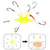 New Anti-Hanging Water Bottom Explosion String Hook with Barbed Sharp Fish Hook Carp Fishing Tackle Hedgehog 90 Degree Adjust