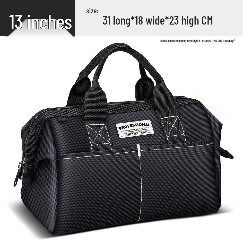 Portable Multifunctional Tool Bag: Durable, Wear-Resistant Canvas for Hardware Repairs and Electricians