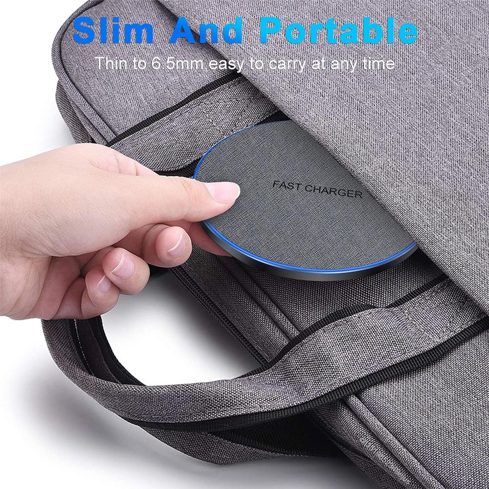 Bezdrátová nabíjecí podložka pro Samsung Galaxy S24 S23 S22 USB C Rychlá bezdrátová indukční nabíjecí stanice pro iPhone 15 14 13 12 ProMax