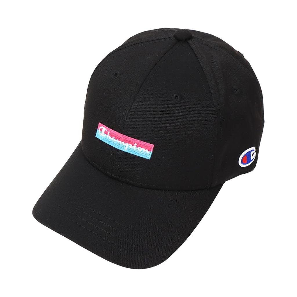 Champion Adjustable Graphic Logo Accessories Black Hat, Sweat-Absorbent, Quick-Drying, Strap, Print, Women's Cap, Golf, CW-ZG701C,