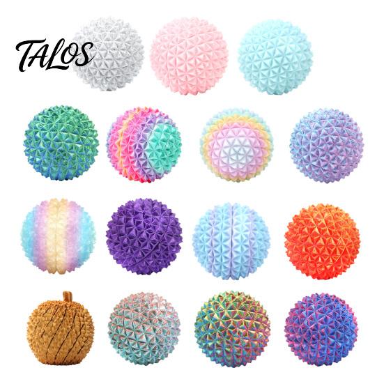 Sensory Spiky Ball 3D Printed Toy, Stress Relief Mini Textured Ball, Desk Reliever Massage Decompression Toy for Home Office School Anxiety