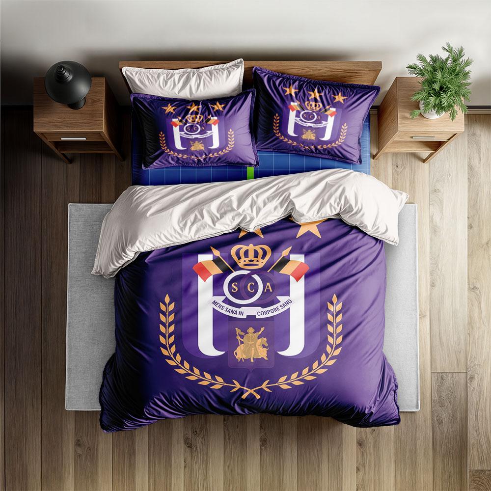RSCA Futures Belgium Duvet Cover Set King Queen Double Full Twin Single Size Bed Linen Set