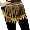 Women's Sequins Mini Skirt Belly Dance Hip Scarf Belly Dance Wrap Skirt with Sequins for Performances Halloween Costumes