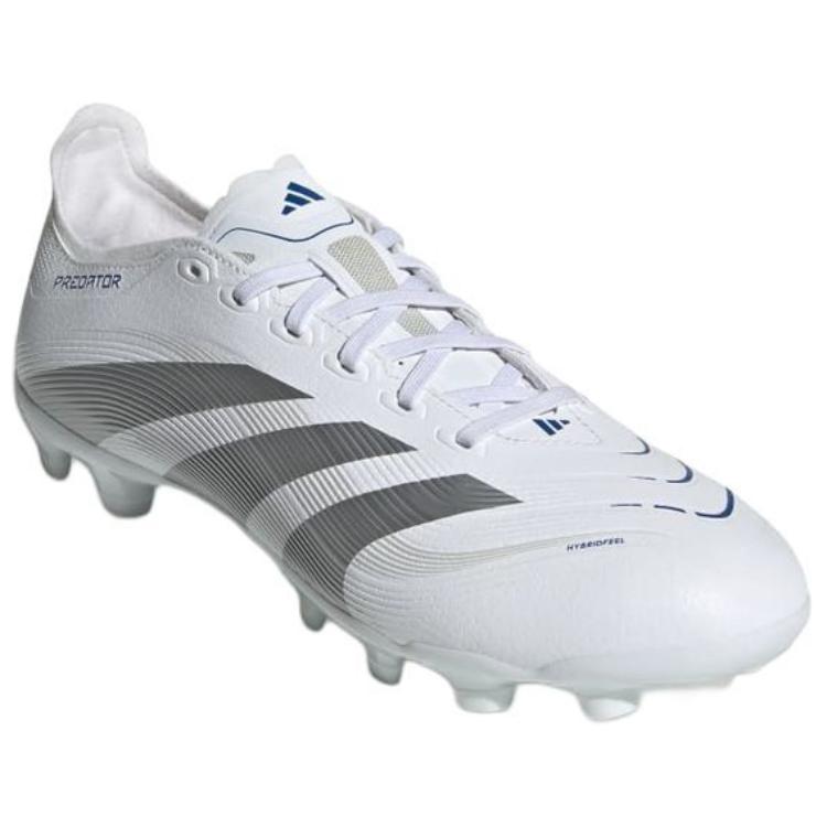 Adidas Predator League Soft Comfortable Ag Hg Non-Slip Wear-Resistant Soccer Shoes Men Soccer Shoes White ID3775