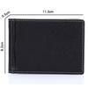 1X Billetera con Clip para Billetes Ultradelgada de Cuero para Tarjetas de Crédito/Identificación