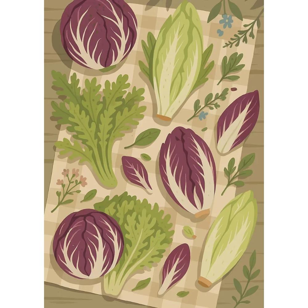 Tablescape Vegetables Posters Eggplants Carrot Corn Celeriac Prints Canvas Painting Wall Art Pictures Home Living Room Decor