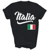 Italien Italienische Flagge Italienisch Erbe Unisex T-Shirt Geschenk