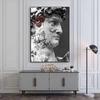 Plaster Sculpture Artwork David Art Statue Graffiti Canvas Painting Wall Art Painting Posters and Prints Living Room Home Decor