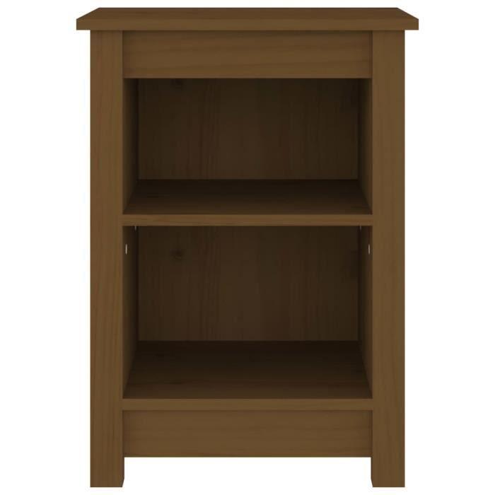 VidaXL Bedside Table Honey Brown 40x35x55 Cm Solid Pine Wood 820962