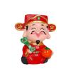Resin Car Decoration: God of Wealth Ornament for Home & Cake