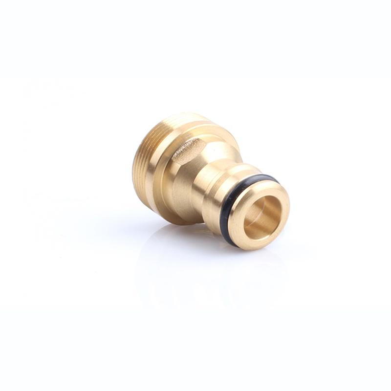 Versatile Gold Brass Hose Connector Perfect For Kitchen Tap And Various Watering Needs