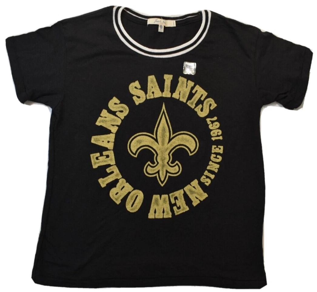 Junk Food Womens NFL New Orleans Saints Kick Off Shirt New XS XL