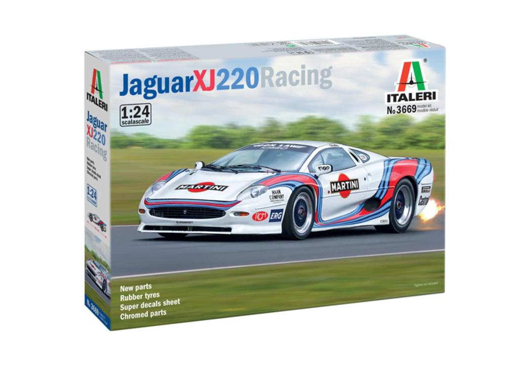 Italeri 1/24 Scale Jaguar XJ220 Racer Plastic Model Kit IT3669 (Car)