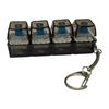 4-Key Keycap Tester Keyboard Clicks Toy With LED Lights Keyboard Clicks For Anxiety Relief And Focusing Enhancement