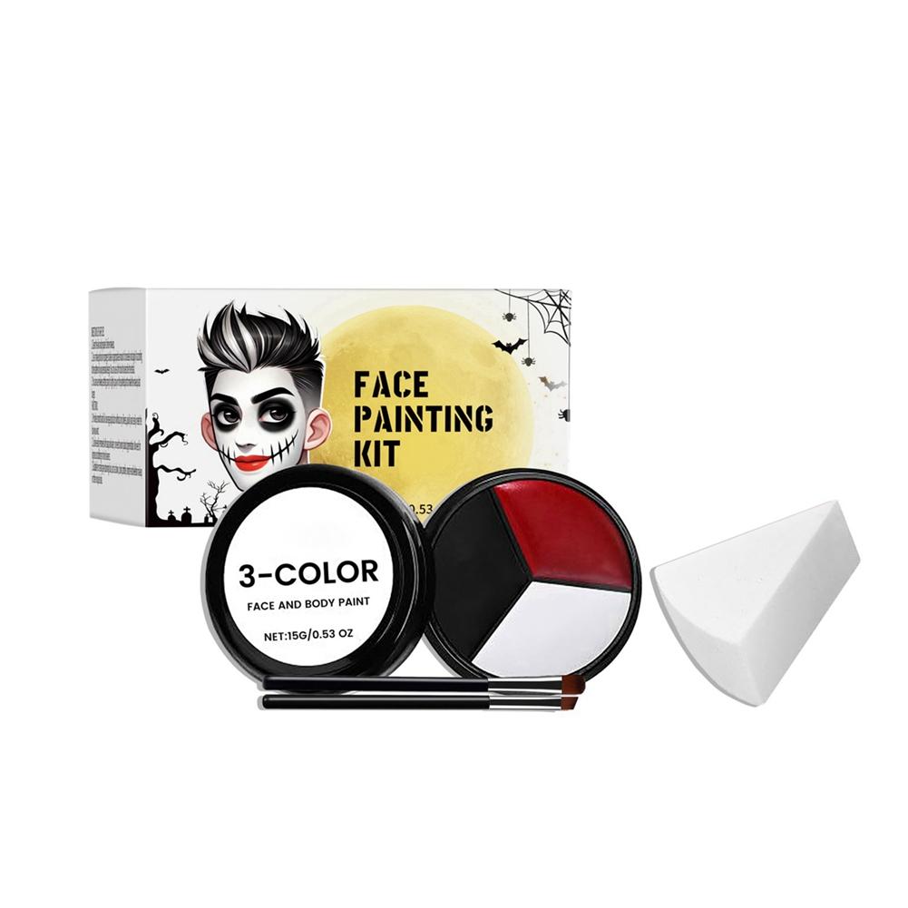

Набор для раскрашивания лица и тела на Хэллоуин, 3 цвета