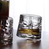 Whiskyglas für die Hausbar, Bier, Wasser und Party-Cocktails, Wein, Brandy-Becher, Glaswaren für Cocktails, Scotch, menschliche Gesichtsform